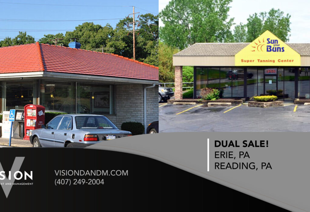 Erie and Reading, PA Dual Sale
