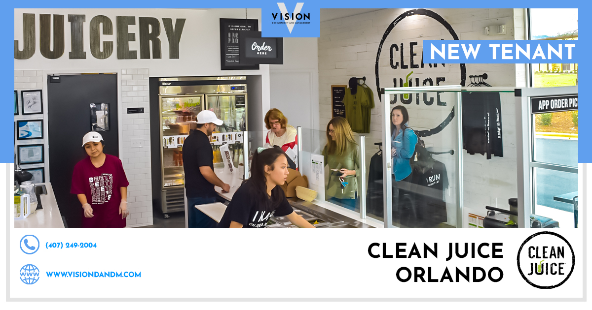 New Tenant! Clean Juice – 1725 S Orange Ave.