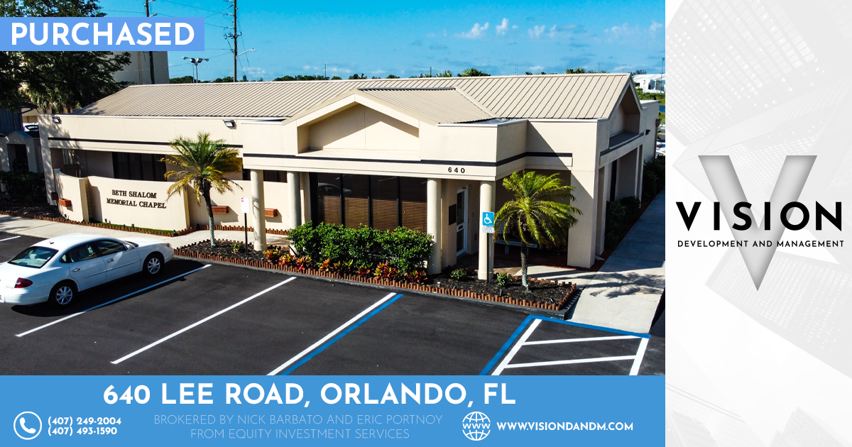🤝PURCHASED- 640 Lee Road, Orlando, FL🤝