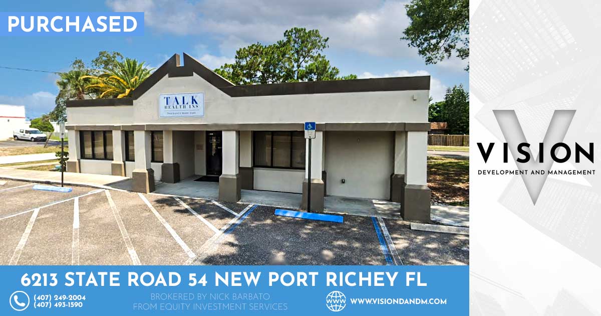 🤝PURCHASED – 6213 State Road 54 New Port Richey FL 34653 🤝