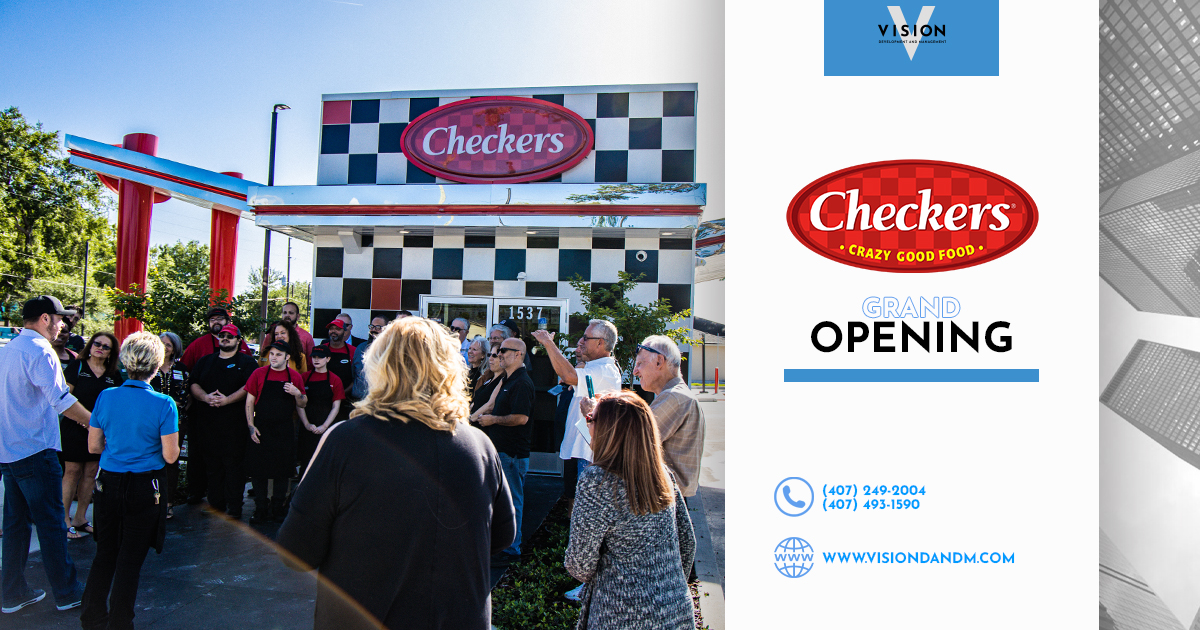Grand Opening- Checkers 1519 Saxon Blvd Deltona, FL